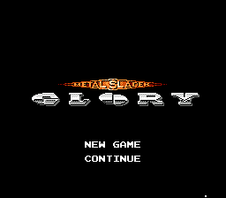 Metal Slader Glory (Japan) (Virtual Console)